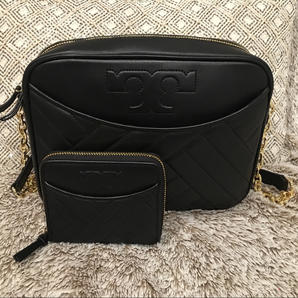 New Tory Burch Alexa Camera Bag AND Wallet